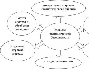 Б1.В.ОД.7 Теория и методология управления экономической безопасностью. Методологический подход к определению экономической безопасности: учёт восприятия риска Теория и практика оценки экономической безопасности